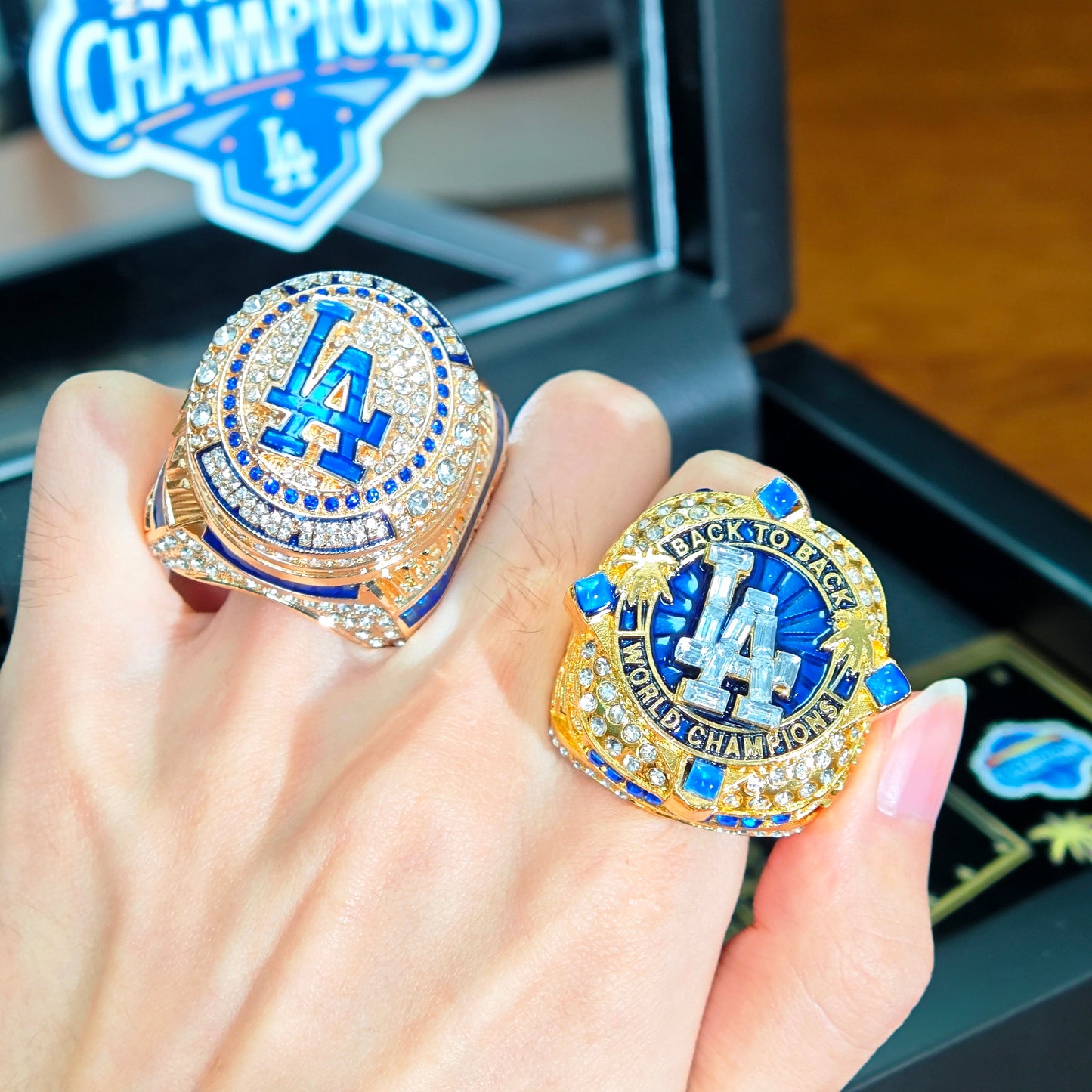 2025 Los Angeles Dodgers World Series Back To Back Champions Ring
