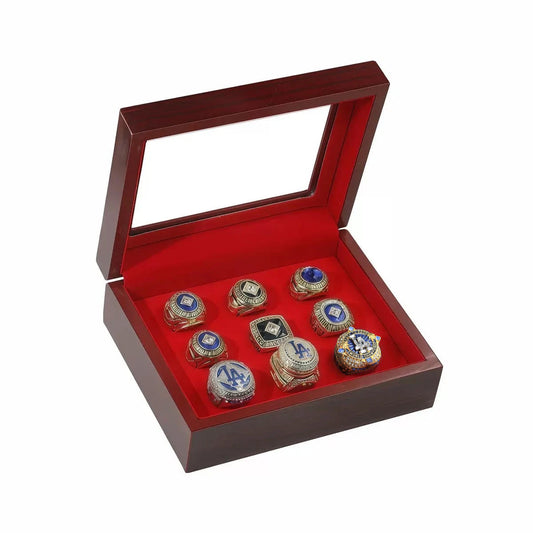 LOS ANGELES DODGERS ALL 9 WORLD SERIES CHAMPIONSHIP RING SET