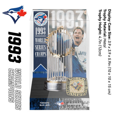 1993 Toronto Blue Jays MLB World Series Championship Trophy Display Case