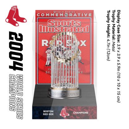 2004 Boston Red Sox MLB World Series Championship Trophy Display Case