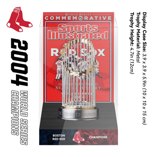 2004 Boston Red Sox MLB World Series Championship Trophy Display Case