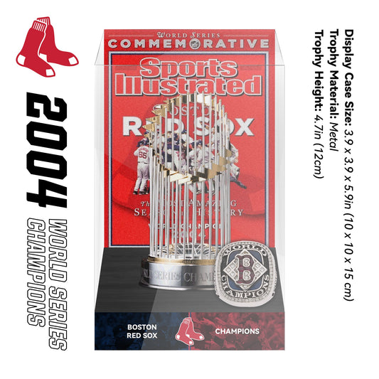 2004 Boston Red Sox MLB World Series Championship Trophy Display Case