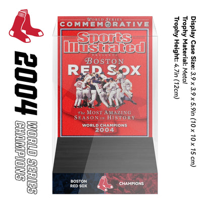 2004 Boston Red Sox MLB World Series Championship Trophy Display Case