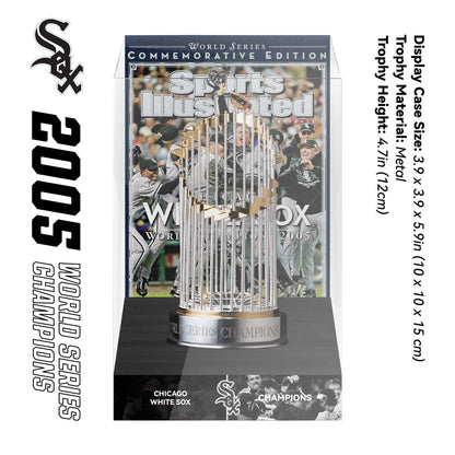 2005 Chicago White Sox MLB World Series Championship Trophy Display Case