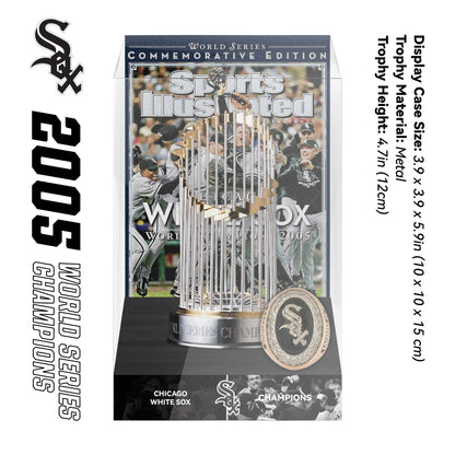 2005 Chicago White Sox MLB World Series Championship Trophy Display Case