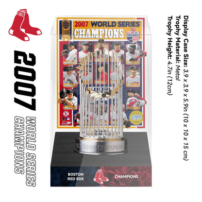 2007 Boston Red Sox MLB World Series Championship Trophy Display Case