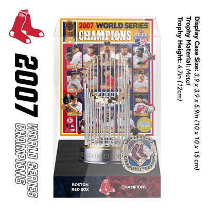 2007 Boston Red Sox MLB World Series Championship Trophy Display Case