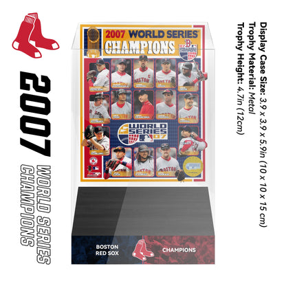 2007 Boston Red Sox MLB World Series Championship Trophy Display Case