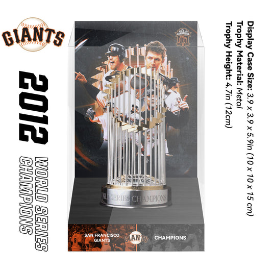2012 San Francisco MLB World Series Championship Trophy Display Case