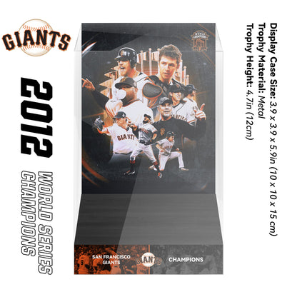 2012 San Francisco MLB World Series Championship Trophy Display Case