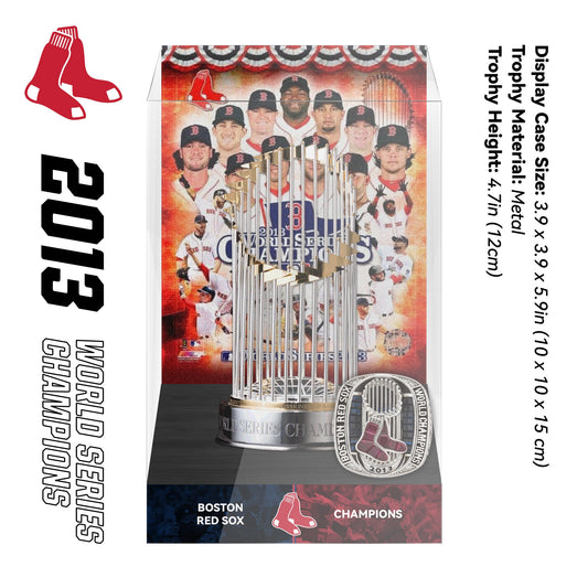 2013 Boston Red Sox MLB World Series Championship Trophy Display Case