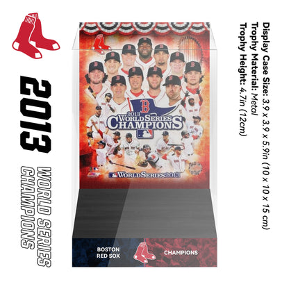 2013 Boston Red Sox MLB World Series Championship Trophy Display Case