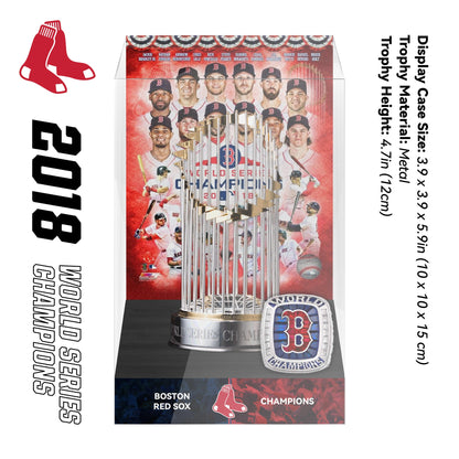 2018 Boston Red Sox MLB World Series Championship Trophy Display Case
