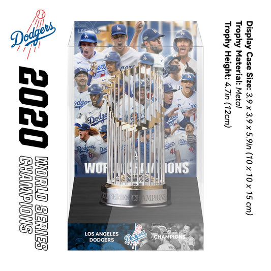 2020 Los Angeles Dodgers MLB World Series Championship Trophy Display Case