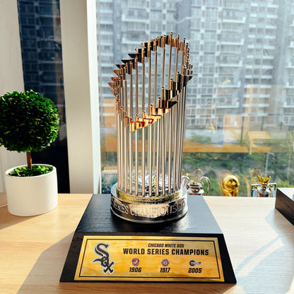 [MLB] Chicago White Sox World Series Commissioner's Trophy 11.8"(30cm) With Wooden Base