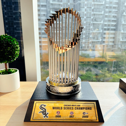[MLB] Chicago White Sox World Series Commissioner's Trophy 11.8"(30cm) With Wooden Base