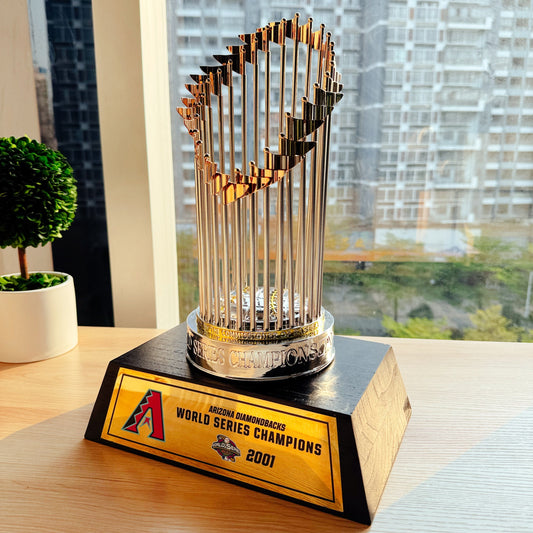 Arizona Diamondbacks World Series Commissioner's Trophy 11.8"(30cm) With Wooden Base