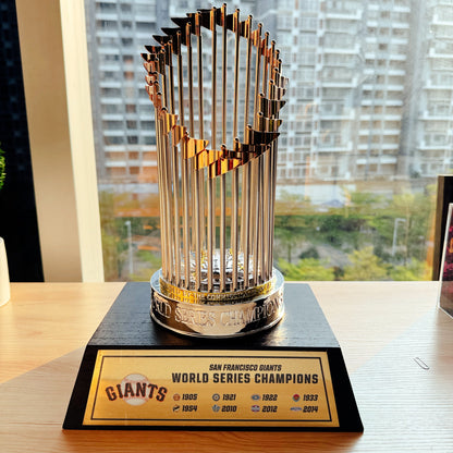 [MLB] San Francisco Giants World Series Commissioner's Trophy 11.8"(30cm) With Wooden Base