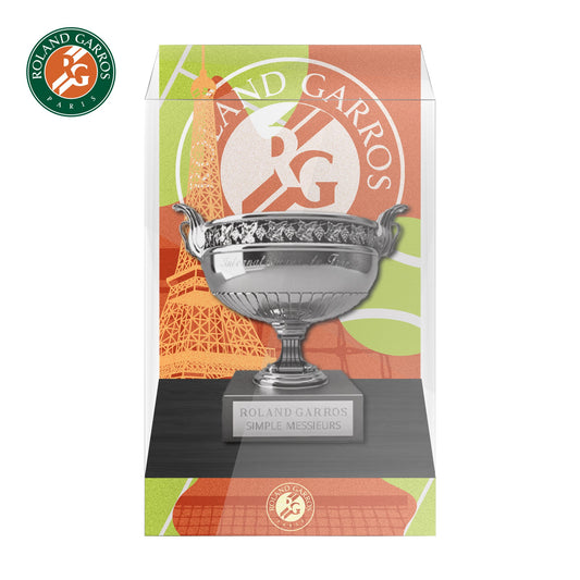 Roland Garros French Open Tennis Men's Champions Trophy Display Case