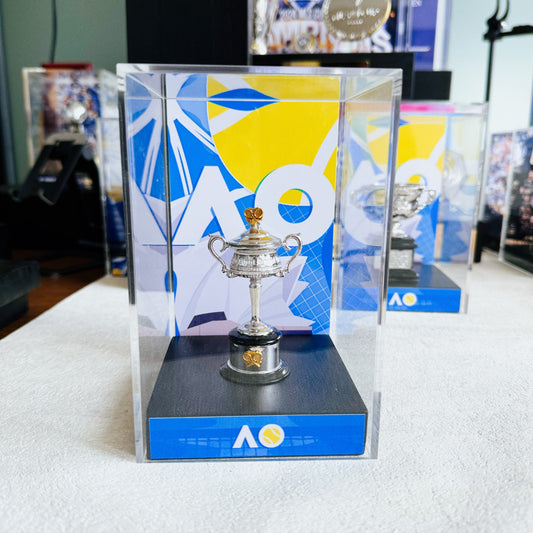 The Australian Open Women`s Singles Tennis Trophy Display Case