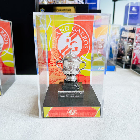 Roland Garros Tennis Trophy Suzanne Lenglen Cup Display Case
