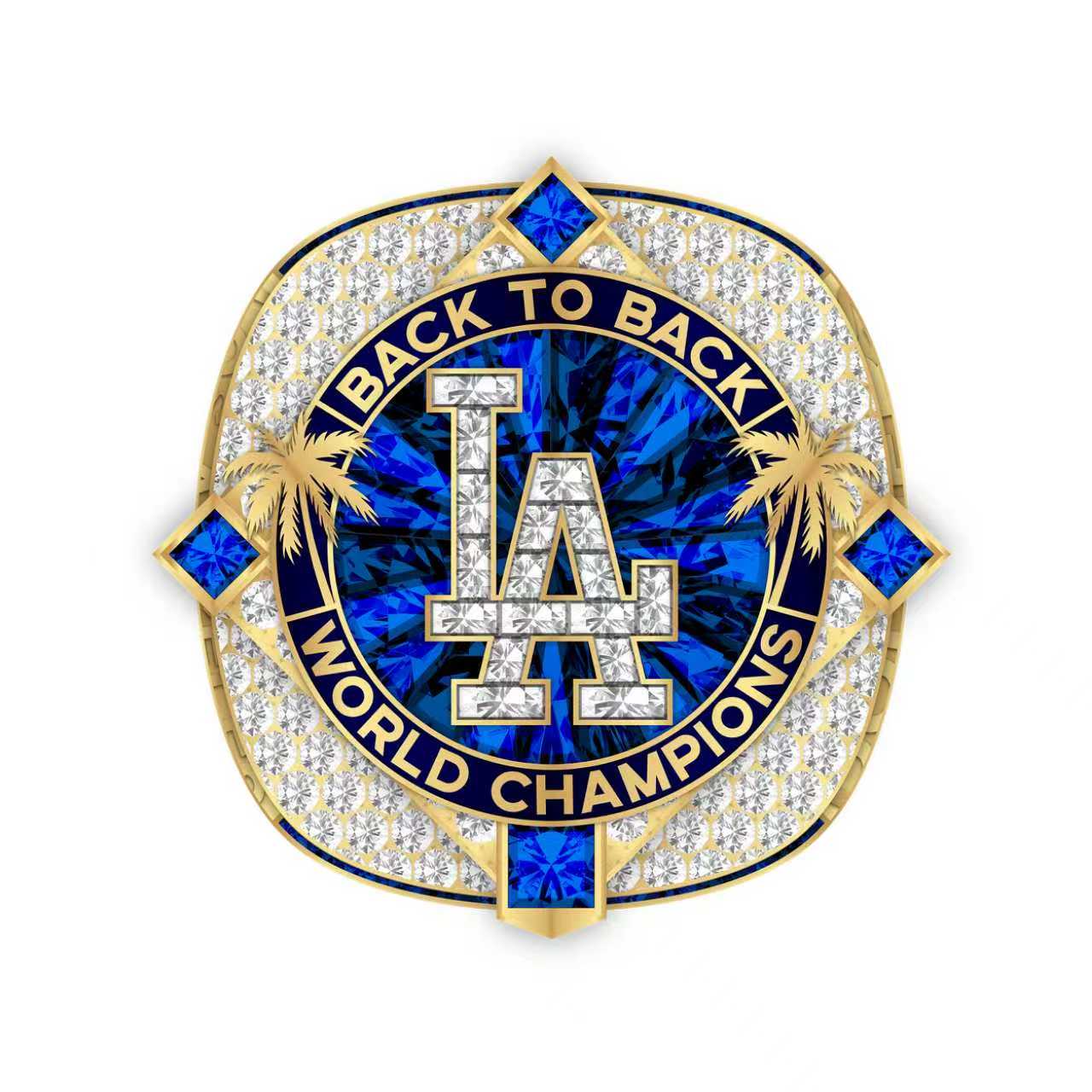 【 Fan version Ⅰ】2025 Los Angeles Dodgers World Series Championship Ring