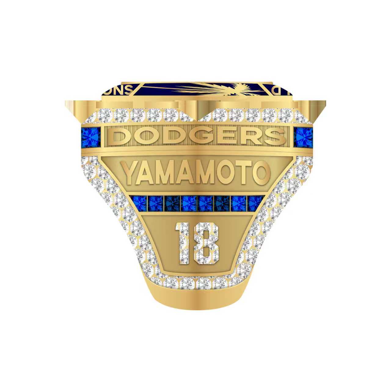 【 Fan version Ⅰ】2025 Los Angeles Dodgers World Series Championship Ring