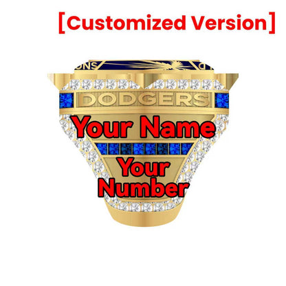 【 Fan version Ⅰ】2025 Los Angeles Dodgers World Series Championship Ring