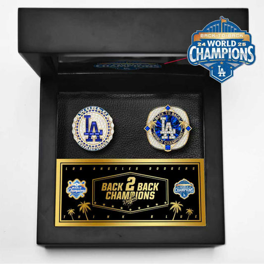 2025 Los Angeles Dodgers World Series Back To Back Champions Ring