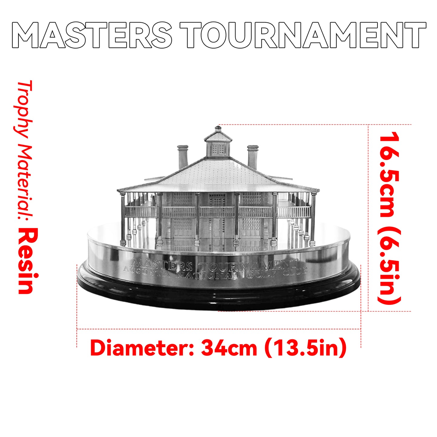 Masters Tournament  Championship Trophy - 16.5cm Resin