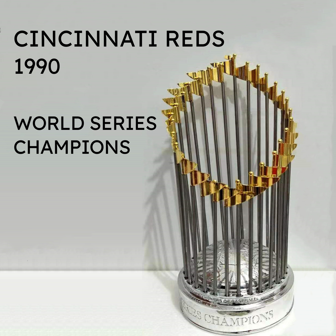 [MLB]1990 CINCINNATI REDS MLB WORLD SERIES WINNER