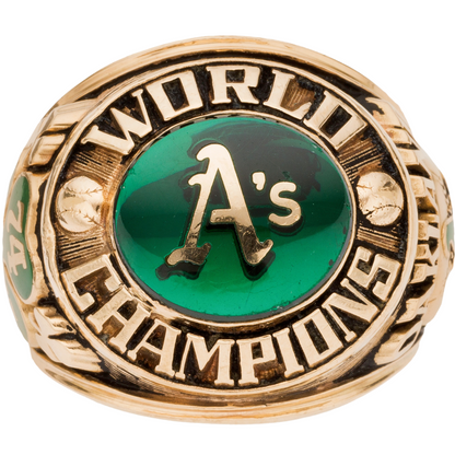 1974 Oakland Athletics World Series Championship Ring